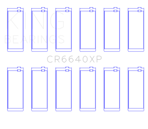 King BMW M20/M50 2.0L/2.5L/2.7L (Size STD) Performance Rod Bearing Set - CR6640XP