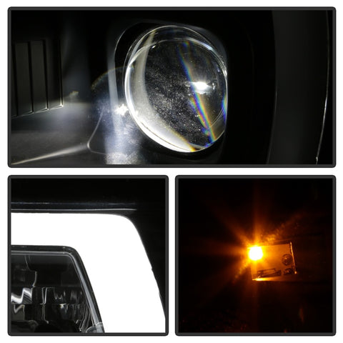 Spyder Ford F-150 04-08 High-Power LED Headlights - Black PRO-YD-FF15004PL-BK - 5088161