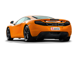 Akrapovic 12-14 McLaren 12C/12C Spyder Slip-On Line (Titanium) w/ Carbon Tips - S-MC/TI/1