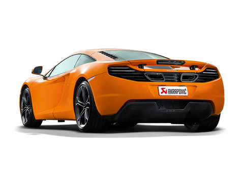 Akrapovic 12-14 McLaren 12C/12C Spyder Slip-On Line (Titanium) w/ Carbon Tips - S-MC/TI/1