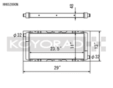 Koyo 05-11 Lotus Elise/Exige 1.8L I4 Radiator - HH652890N