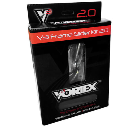 Vortex Racing 15-19 Kawasaki Versys 650 V3 2.0 Frame Slider Kit- No Cut - SR143