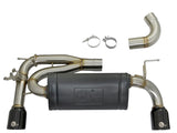 aFe MACHForce XP Exhausts Axle-Back 12-15 BMW 335i 3.0T (SS w/Black Tips) - 49-36336-B