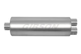 Gibson SFT Superflow Center/Dual Round Muffler Stainless - 758216S