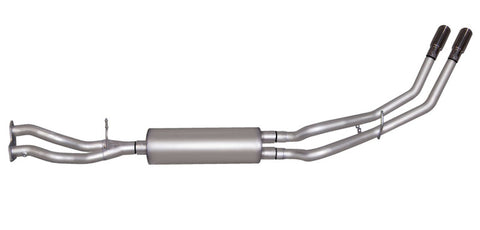 Gibson 96-99 Chevrolet Tahoe LS 4-Door 5.7L 2.25in Cat-Back Dual Sport Exhaust - Stainless - 65401