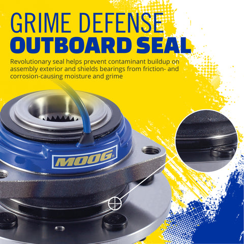 MOOG 17-22 Ford F-250 Super Duty Front Wheel Hub & Bearing Assembly - 515183