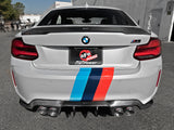 aFe MACHForce XP Exhausts Cat-Back SS 19-21 BMW M2 Competition L6-3.0L w/Carbon Fiber Tips - 49-36350-C