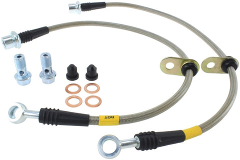 StopTech 94-99 Toyota Celica Front Stainless Steel Brake Lines - 950.44020
