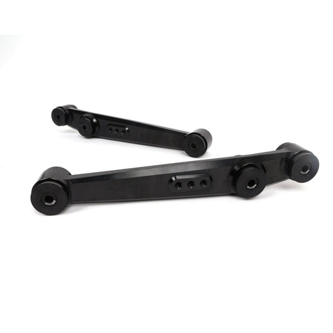 BLOX Racing 90-01 Integra, 89-95 Civic, CRX, Del Sol V2 Billet Rear LCA Poly Bushings - Black - BXSS-21203-BK-V2