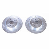 Power Stop 16-18 Land Rover Range Rover Evoque Rear Evolution Drilled & Slotted Rotors - Pair - EBR1654XPR
