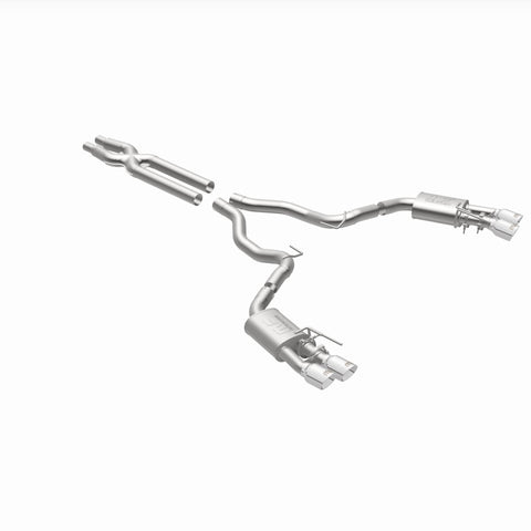 MagnaFlow SYS Cat-Back 2018 Ford Mustang GT 5.0L Competition Dual Exit Polished 4in Tips - 19368