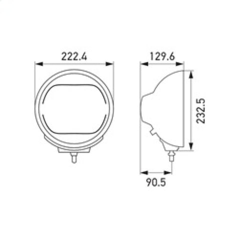 Hella Rallye 4000 LED Driving Lamp Pencil Beam - 016560111
