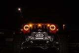 DV8 Offroad 2018+ Jeep JL Grill Amber Marker Lights - GRJL-02