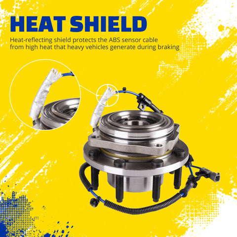 MOOG 17-21 Ford F-450 Super Duty Base Front Wheel Hub & Bearing Assembly - 515184