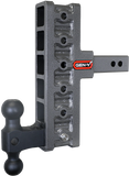 Gen-Y Mega Duty 2in Shank 7.5in Offset Drop 2K TW 16K Hitch w/GH-051 Dual-Ball - GH-216