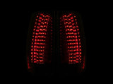 ANZO 2007-2011 Cadillac Escalade LED Taillights Chrome - 321287