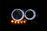 ANZO Projector Headlights With Halo Chrome 97-04 Dodge Dakota - 111193