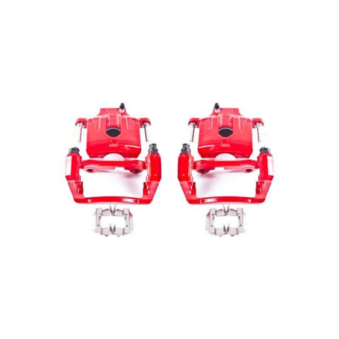 Power Stop 04-07 Buick Rainier Rear Red Calipers w/Brackets - Pair - S4804