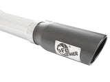 aFe MACHForce XP SS Exhaust 3in to 3.5in Cat-Back w/ Black Tip 15 Ford F-150 EcoBoost V6 2.7/3.5Ltt - 49-43068-B