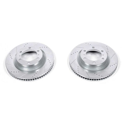 Power Stop 10-19 Lexus GX460 Front Evolution Drilled & Slotted Rotors - Pair - JBR1395XPR