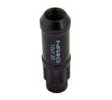 NRG 700 Series M12 X 1.25 Steel Lug Nut w/Dust Cap Cover Set 21 Pc w/Locks & Lock Socket - Black - LN-LS710BK-21