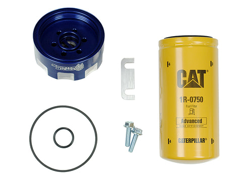 Sinister Diesel 01-15 Chevy Duramax CAT Filter Adapter - SD-CAT-DMAX
