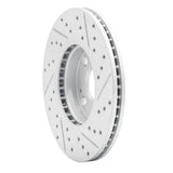 R1 16-25 Mazda 2 (Mexico) Front Left Drilled & Slotted Geo-Carbon Rotor - 830-91003L