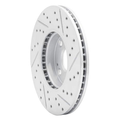 R1 16-25 Mazda 2 (Mexico) Front Left Drilled & Slotted Geo-Carbon Rotor - 830-91003L
