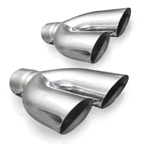 Stainless Works Y Tips 2 1/2in ID Inlet 2 1/2in Outlets - 7020250