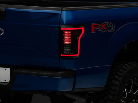 Raxiom 15-17 Ford F-150 LED Tail Lights- Blk Housing (Smoked Lens) - T542881