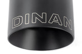 Dinan Double-Walled 4.5in Clamp-On Exhaust Tip - Black - 4.5in Outlet / 3in Inlet - D663-0640-BOX