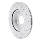 R1 19-25 Mazda 3 Front Left Drilled & Slotted Geo-Carbon Rotor - 830-80082L