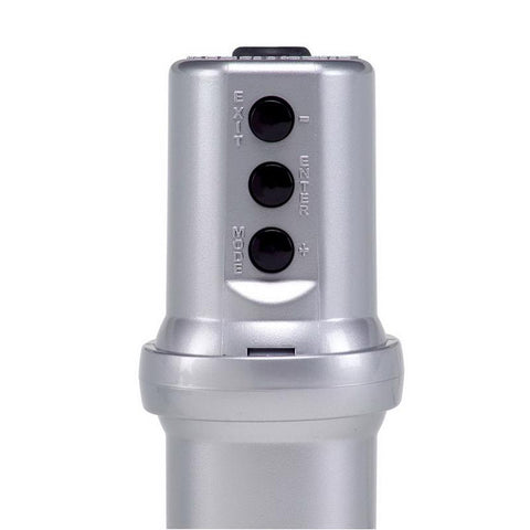 Autometer Shift Light Level 2 DPSS Digital w/ Multi-Color LED Silver Pedestal Mount - 5349