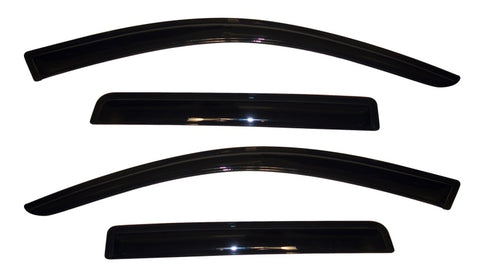 AVS 11-18 Mitsubishi Outlander (Excl. Sport) Ventvisor Outside Mount Window Deflectors 4pc - Smoke - 94642