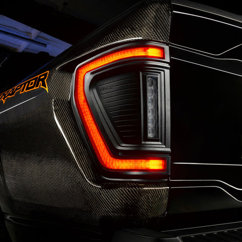 Oracle Lighting 21-24 Ford F-150 (Black Series) Flush Style LED Tail Lights - 5910-504-T