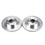 Power Stop 93-95 Mazda RX-7 Front Evolution Drilled & Slotted Rotors - Pair - JBR760XPR