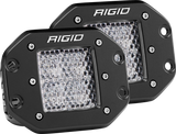 Rigid Industries Dually - Flush Mount - 60 Deg. Lens - Set of 2 - 212513