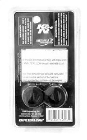 K&N 3.375in Length 1.125in OD Universal Replacement Fuel Filter - 81-0301