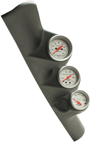 Autometer 98-02 Dodge Ram Black Triple A-Pillar W/SPKR Gauge Kit - 7095