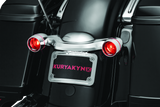 Kuryakyn Curved License Plate Mount Chrome - 3157