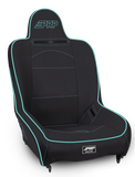 PRP Premier High Back Suspension Seat- Black/Teal Vinyl - A100110-201-238