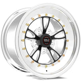 Weld Full Throttle 15x8 / 5x4.5 BP / 3.5in. BS Black Wheel - Polished Non Beadlock - 793B-58206