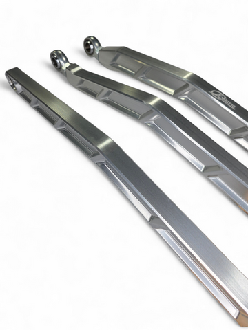 Elektric Offroad 2017+ Can Am Maverick X3 Volt Billet Radius Rods Anodized Clear (RS 72In Model) - SUS210001-C