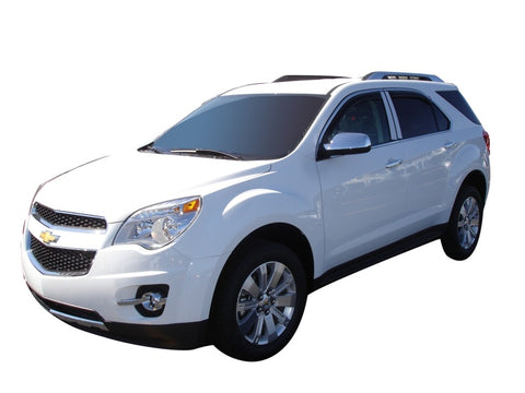 AVS 10-17 Chevy Equinox Ventvisor In-Channel Front & Rear Window Deflectors 4pc - Smoke - 194166