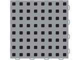 WeatherTech TechFloor - 12in X 12in Tiles - Grey/Black **Order in Qtys of 10 - 51T1212 GR-BK