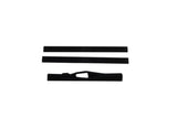 AVS 96-99 GMC C1500 (3 Door) Stepshields Door Sills 3pc - Black - 90924