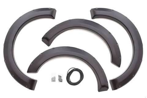 Lund 09-14 Ford F-150 (Excl Raptor) RX-Rivet Style Smooth Elite Series Fender Flares - Black (4 Pc.) - RX312S