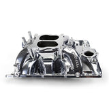 Edelbrock Pontiac 326-455 Performer RPM Intake Manifold - Chrome Plasma Finish - 7156-CP