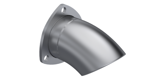 QTP 3in Bolt-On QTEC Adjustable Turn Down - 11300