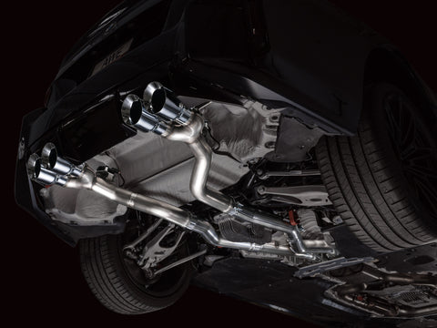AWE Tuning 23-24 BMW G87 M2 Track Edition Exhaust - Chrome Silver Tips - 3020-42487